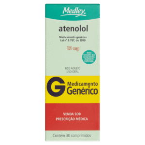 Atenolol 25Mg 30 Cp                   3 caixas