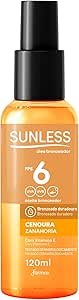 Óleo Bronzeador Cenoura Sunless FPS 6 120ml