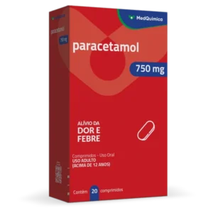 Paracetamol 750Mg 20 Comprimidos